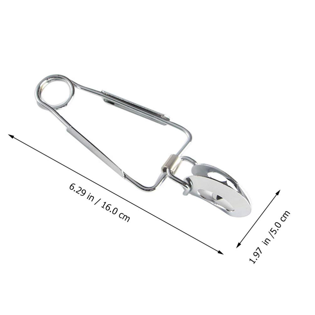 Kichvoe Pince À Escargot En Acier Inoxydable Ergonomique 15Cm Résistante À La Chaleur Pour Servir Escargots Apéritifs Et Fruits De Mer Cuisine Maison
