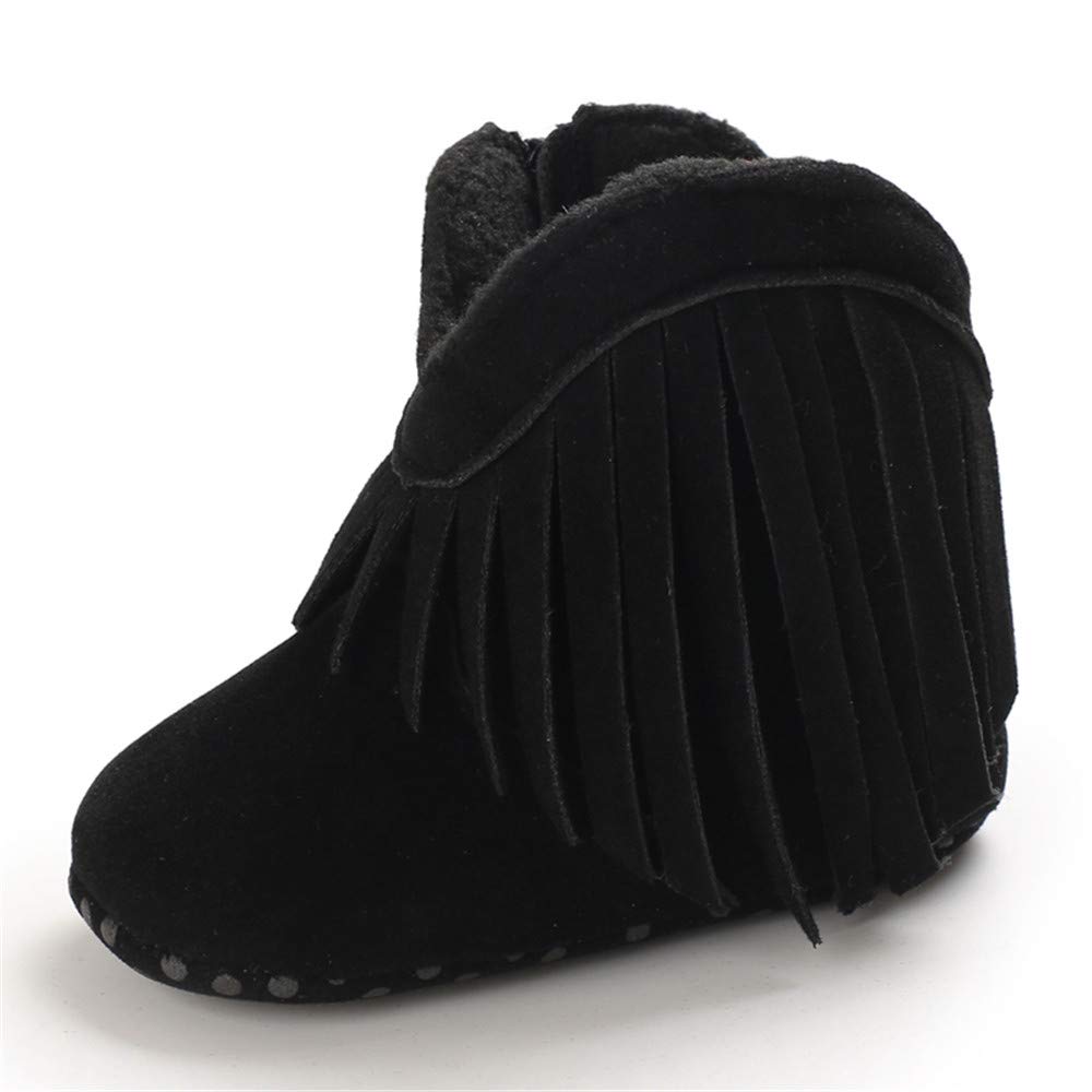 Botte Bebe Garcon Timatego Baby Girl Cowboy Tassel Boots Side