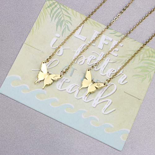 Butterfly Anklet Dainty 18K Real Gold Ankle Jewelry Personalized Simple Initial Letter S Alphabet Unique Beach Gifts For Women Her Girls Mom Daughter Sister Wife Girlfriend Fiancee Bridesmaid #TOP4