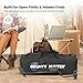 Bounty Hunter Metal Detector Bag – Weather-Resistant Nylon Carrying Case with Accessory Pocket & Handles, Fits S-Rod Models – Durable Storage & Travel Protection – Made in USA