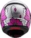 LS2 Casco de moto RAPID POPPIES Rosa, Blanco/Rosa, XS
