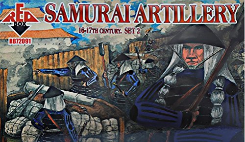 Samurai Artillería Siglos 16-17 Set 2 1/72 Redbox miniatura 1