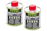  2x 350 ml Petec Kontaktkleber Universal Pinseldose 93935 Kontakt Klebstoff