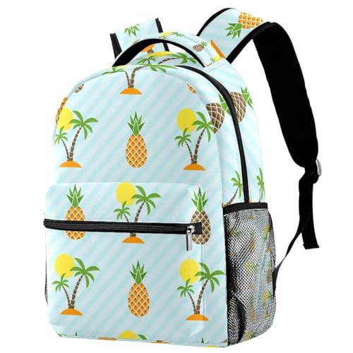 Sac à dos ordinateur portable avec motif flocons de neige pour lycéenne, taille 40cm, Multicolore