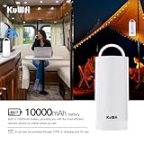 KuWFi 4G+ CAT6 WiFi Router | AC1200 Mbps Dual Band 4G LTE Modem Router (with SIM Card Slot) – Features LAN/WAN Ports, 10000mAh Long-Life Battery & Built-in LightingPlug-and-Play, Instant Connectivity - Image 4