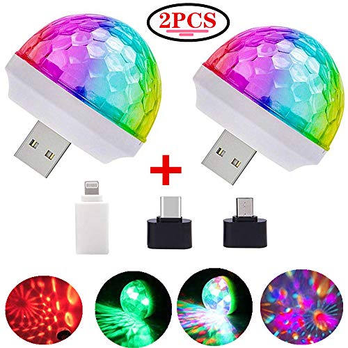 USB Mini Disco Lights, Stage DJ Lights, Magic Ball Lights, Stage Lights, USB
