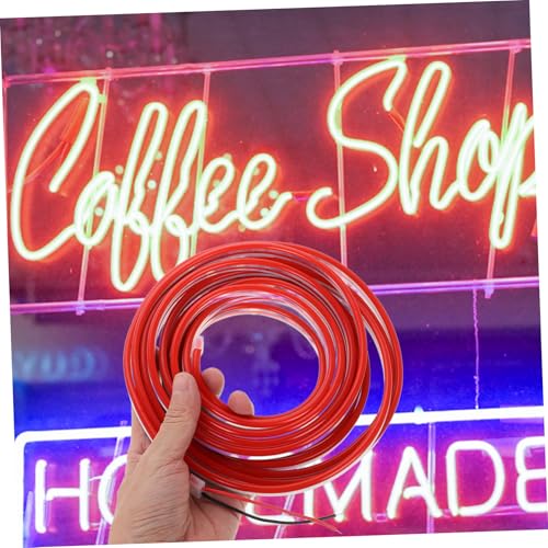 Tira de Luces de Cuerda LED de Silicona Homoyoyo Rojo 12V 500cm miniatura 4