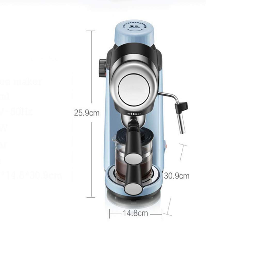 SOVORM Cafetera- Con espumador de leche, Cafetera espresso, Cafetera con vaporizador de leche, Bomba The New