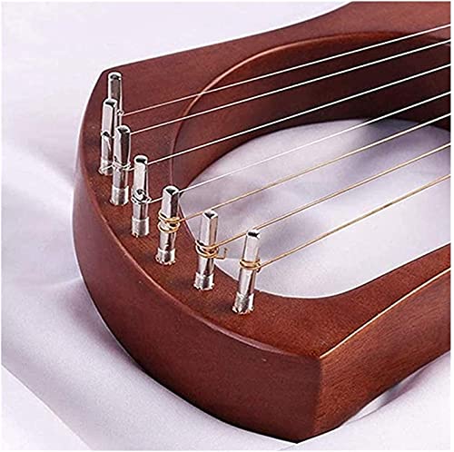 AACXRCR 7 String Lyre Harp Mahonie Solid Wood Metal Snared Instrument Bell Harp Muziekinstrument - Image 3