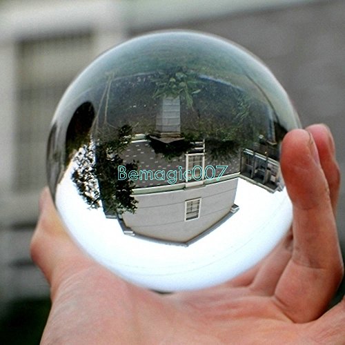 Boule acrylique 100mm ultra claire en plexiglas transparent pour décoration