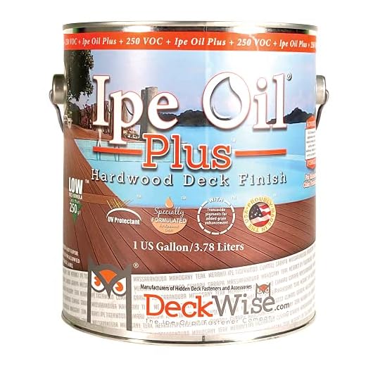 DeckWise Ipe Oil Plus Hardwood Finish