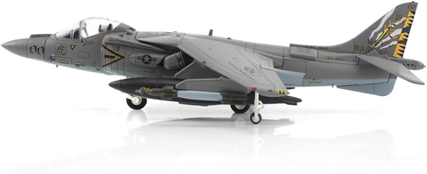 Decorated Airplane Models 1/72 for HA2631 USMC AV-8B Vertical Takeoff Fighter Model Die-cast Alloy Aircraft Model