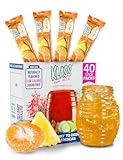Klass Aguas Frescas | Drink Mix Pineapple Tangerine | Sugar Free! (40 Count Powder Stick Packs)