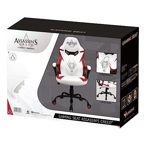 Miniatura 6 de Assassin S Creed - Silla Gaming Junior - Asiento Gamer Para Escritorio - Sillon De Oficina - Blanca Licencia Oficial