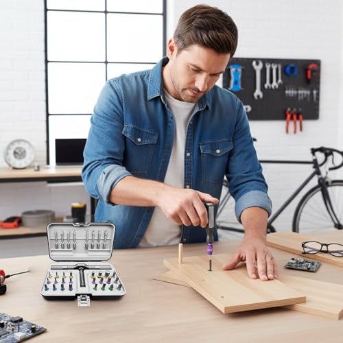 Kit d'outils de réparation pour père et mari idéal pour ajuster les lunettes - 4