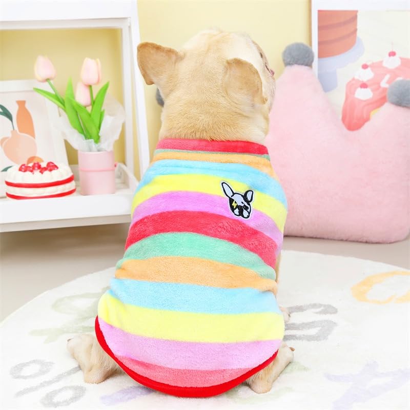 See full amazon price history chart for KUTKUT Velvet Fleece Shirt|Stripes Pattern Button Closure Warm Sweatshirt for Small Dogs Cats Boy Girl|Winter Thermal Pullover Clothes for Puppy French Bulldog,Pug etc(Size:M,Chest:40cm,Length:25cm) KUTKUT Velvet Fleece Shirt|Stripes Pattern Button Closure Warm Sweatshirt for Small Dogs Cats Boy Girl|Winter Thermal Pullover Clothes for Puppy French Bulldog,Pug etc(Size:M,Chest:40cm,Length:25cm) (B0CJCHKH61) Amazon Price History, Amazon Price Tracker