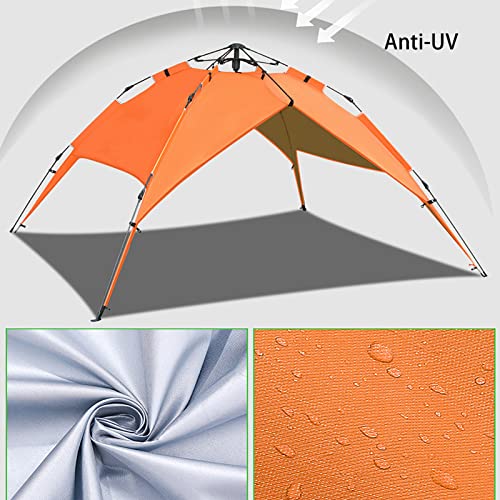 Carpa impermeable doble capa para 3 personas automática miniatura 5