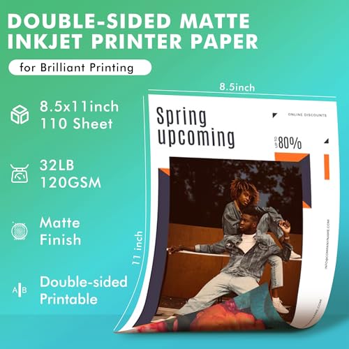 image for KOALA PAPER Koala Thin Presentation Paper Double-Sided Matte for Print