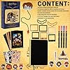 Get Trend Harry Potter Gifts Scrapbook Kit for Girls Boys with Notebook, Stickers, Pens, Bookmarks, Frames, Patches, Art Supplies, Gifts for Kids (Multi Harry Potter) #5