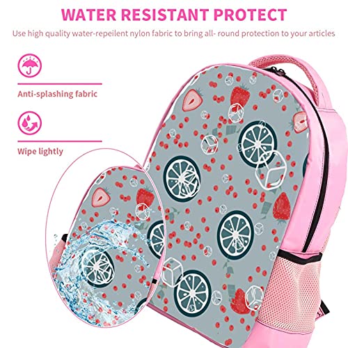 Sac à dos d'école à rayures bleues et blanches pour garçon - 4