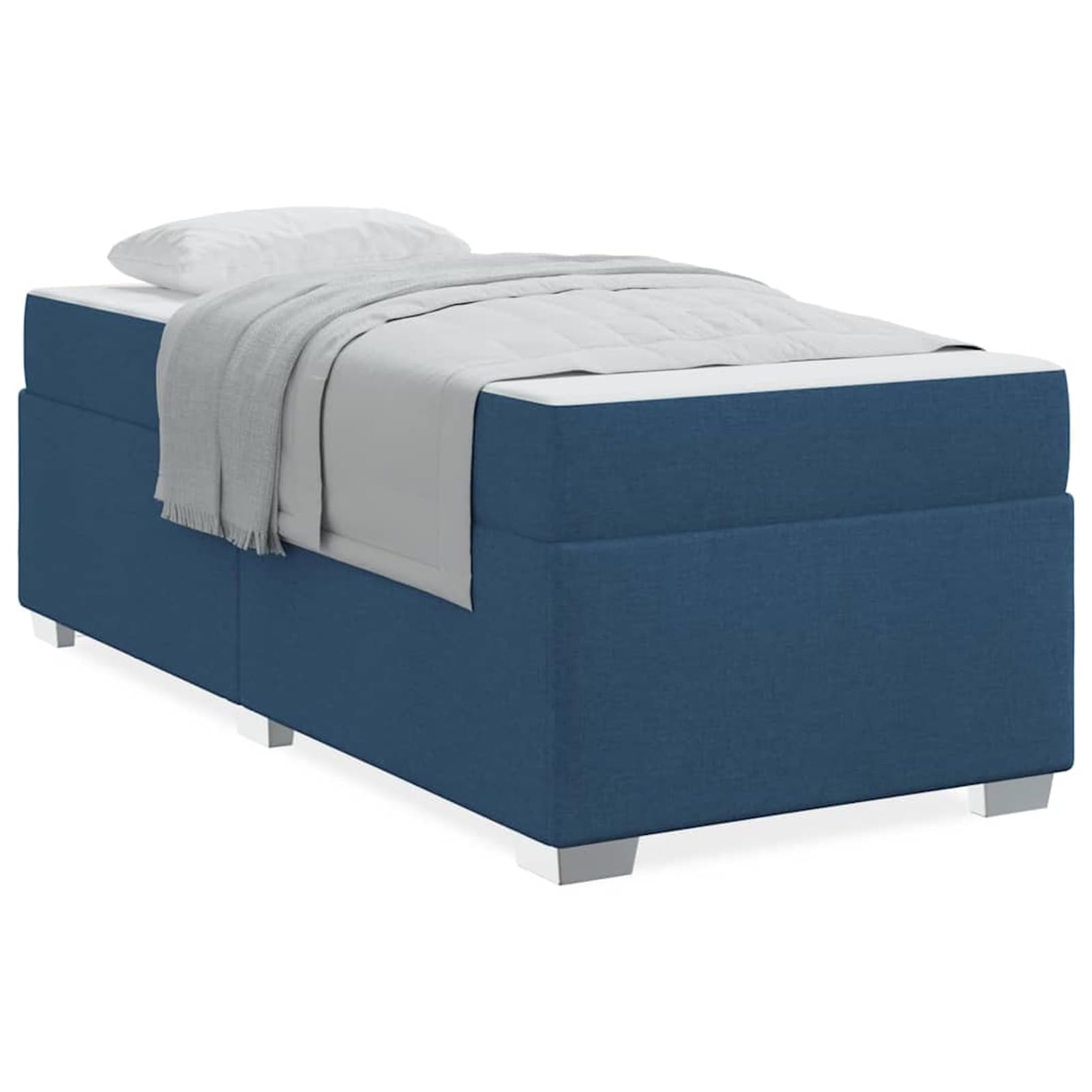 Gecheer Struttura del letto Blu 80 x 200 cm Tessuto E2