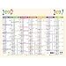 Exacompta - 34380E - Calendrier Pep's - 29,5 cm x 22 cm - Septembre 2022 à Septembre 2023 - Perforations pour fixer au mur - Semaine numérotée - Ecriture facile