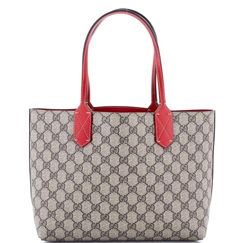 Gucci, Pre-Loved Reversible Tote GG Print Leather Small, Brown
