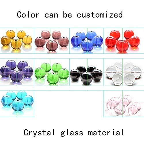 Rideau de perles en cristal violet 140x80cm pour séparation de porte - 2