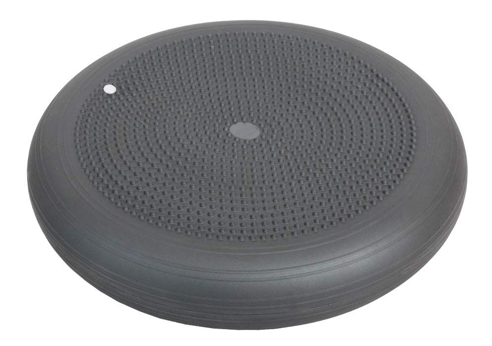 Togu Dynair Ballkissen XXL mit Actisan Ballsitzkissen mit Noppen 50 cm Geleichgewichtskissen Balancekissen groß Koordination und Stabilität Balance Pad Luftkissen für Fitness, Yoga, Pilates