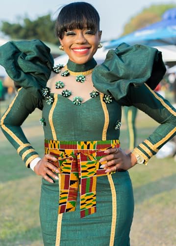 African Print Women's Belt African Print Sash for Women Ankara Wrap Belt Obi Belt Prom Decoration2