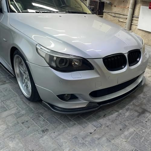 Diffuseur avant BMW E60 E61 Pack M lame de pare-chocs noir brillant 2005-2010 - 5