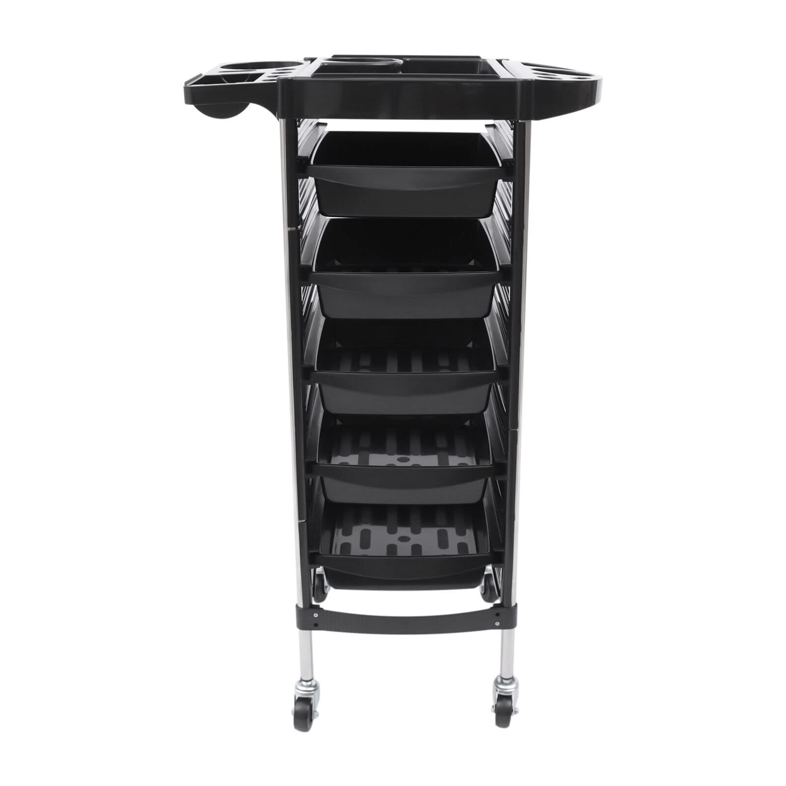 Friseurwagen Bedienungswagen Beauty Rollwagen Salonhilfe Friseur Arbeitswagen Wagen 6 Etagen Friseur Wagen