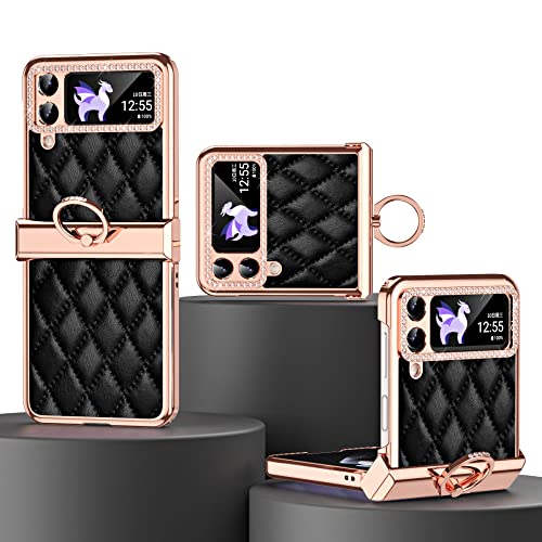 Coque Samsung Galaxy Z Flip4 de luxe finition noire fine antichoc intégrale