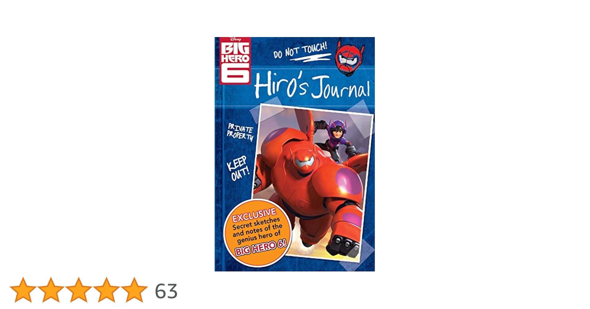 ベイマックス ヒロの日記 英語版 Hiro's Journal Amazon | Disney Big Hero 6 Hiro's Journal | Disney