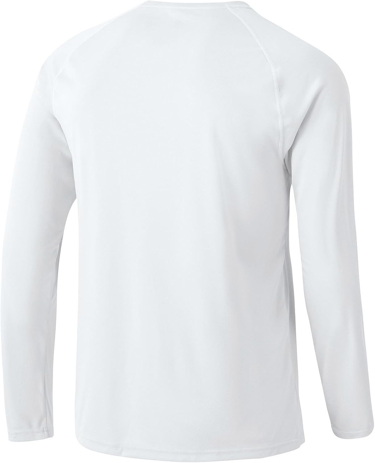 Rdruko Men's UPF50+ Long Sleeve Swim Shirts, Sun Protection Rash Guard Lightweight Quick Dry for Fishing Hiking Athletic