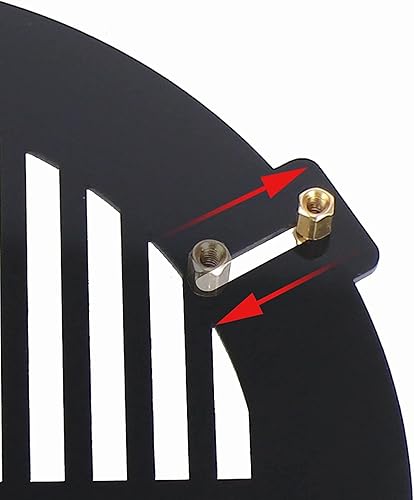 SOLOMARK Bahtinov - Máscara de enfoque para telescopios de 4.724in, adecuada para telescopio de 4.646-6.024in de diámetro