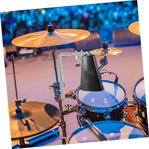 Soporte robusto para cencerro, montaje para kit de batería con clamp para chimes y percusión miniatura 6