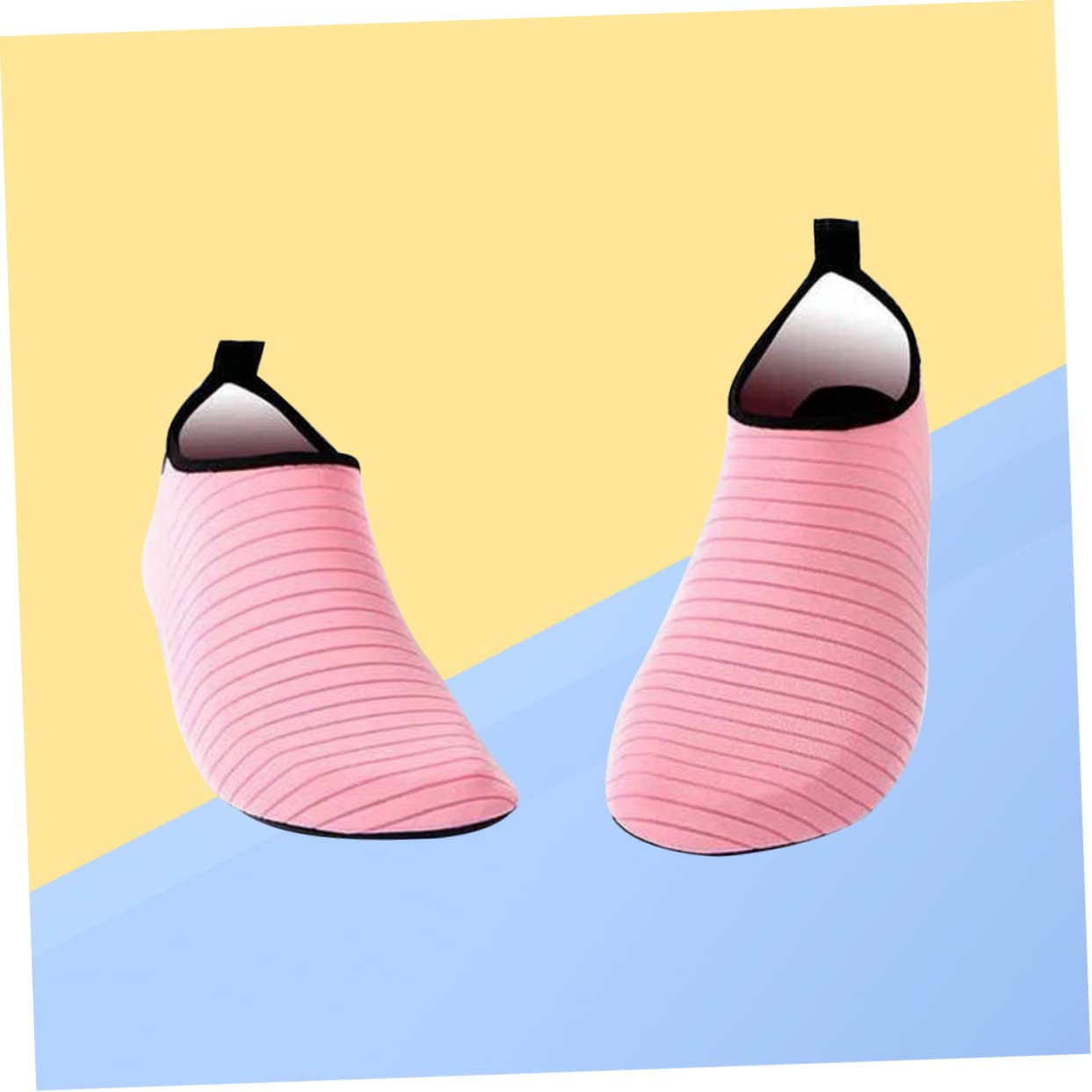 PACKOVE 2paare Einstellbare Silikon- -socken rutschfeste Yogasocken Für Damen Herren Dicke Fitness-socken Für Yoga Tanz Und Zuhause