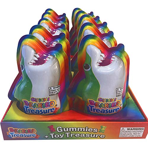 Bearied Treasure Gummies + Shark Camp Toy Surprise | Tray Of 10 | 21 Collectible Toys #TOP1