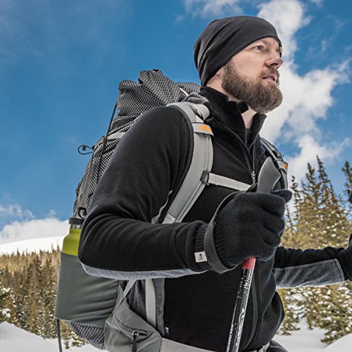 Minus33 Merino Wool Glove Liner - Warm Base Layer - Ski Liner Glove - 3 Season Wear - Multiple Colors And Sizes - Black - Large #TOP7