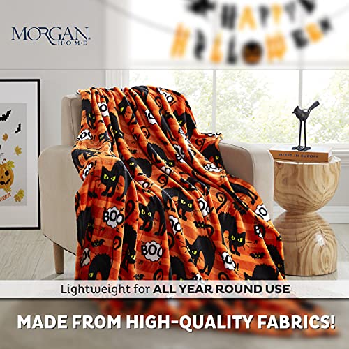 Morgan Home Fashions Velvet Plush Throw Blanket- Soft, Warm And Cozy, Lightweight For All Year Round Use 50 X 60/ 50 X 70 Inches Soft Velvet Plush In Many Styles (Autumn Owl) #TOP4