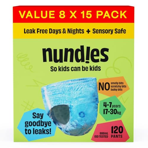 Couches jetables nuit paisible enfants 4-7 ans sous-vêtements ajustés taille M