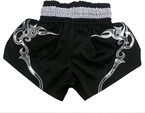 Miniatura 66 de Fluory - Pantalones cortos de lucha para muay thai, shorts de MMA, ropa de entrenamiento para lucha en jaula, grappling, artes marciales, kickboxing