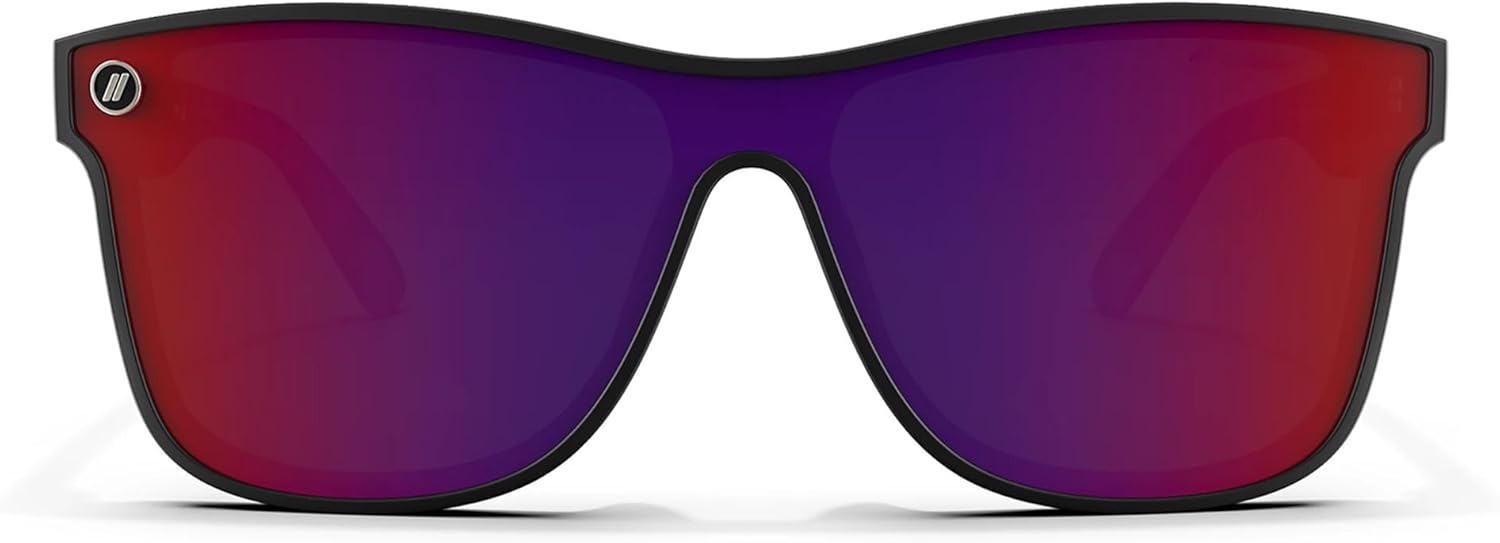 Blenders Eyewear Millenia X2 – Polarized Sunglasses – Flat, Mirrored Lens – 100% UV Protection – For Men & Women - Image 2