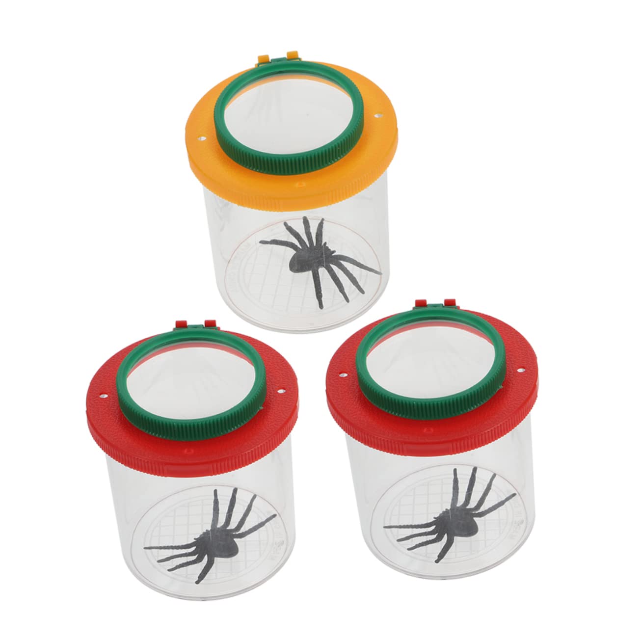 Vaguelly 3Pcs Magnifier Cage for Outdoor Exploration Viewer Box for Insect Observation and Transparent Design Enhances Cognitive Skills and Imagination