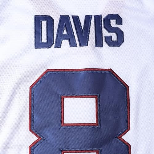 Bull Durham Jerseys, Crash Davis 8 Ebby Calvin LaLoosh 37 Camiseta de Béisbol para Hombre Blanco 3XL miniatura 5