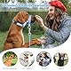 Ezierfy Hundehalfter, bedrucktes No-Pull-Halfter, verstellbares Hundehalfter Mit Gepolstertem Stoff,Verstellbar Und Ziehen verhindert Maulkorbleine (Groß, Flamingo blau)