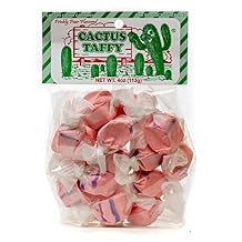 Cactus Candy Company - Prickly Pear Taffy | Made with Natural Prickly Pear 4oz, 4 Ounce Pack of 1