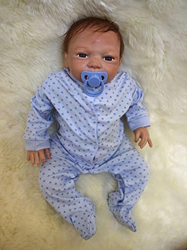 Reborn Doll 46cm/18” Handmade Reborn Baby Doll Girl Newborn Lifelike Soft Vinyl Silicone