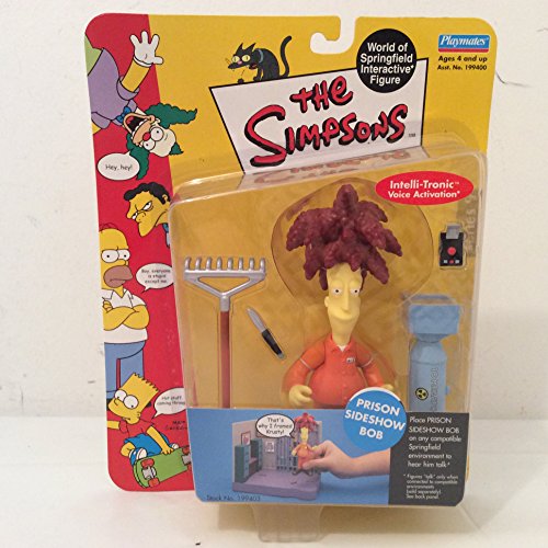 The Simpsons Series 9 Playmates Action Figure Prison Sideshow Bob